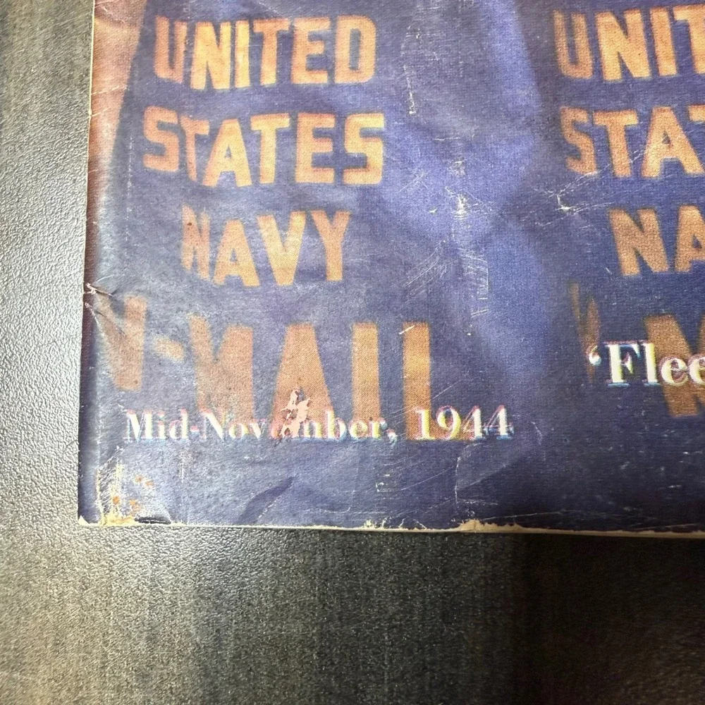 Our Navy Magazine Mid-November 1944 V-Mail Fleet Post‎ Office WWII Era